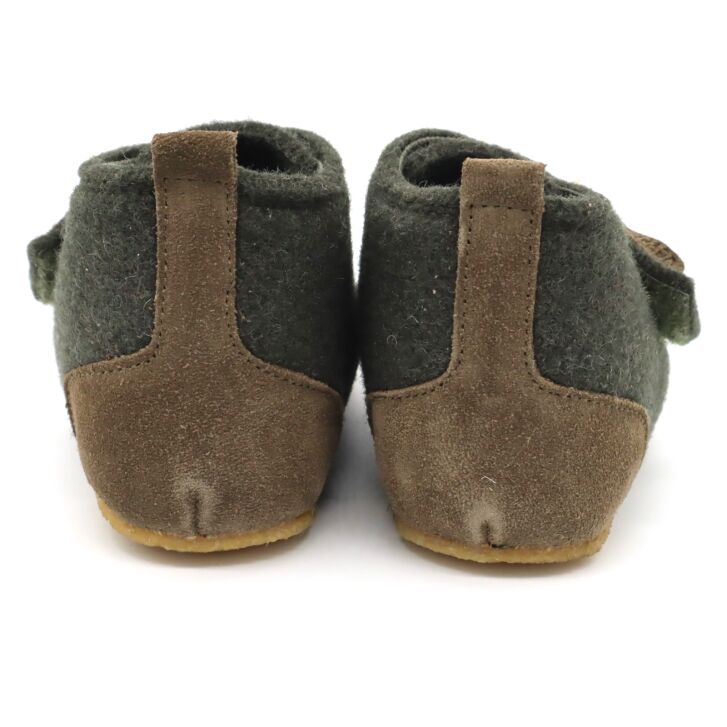 Develab Firststep Hausschuh Velcro Kaki 25