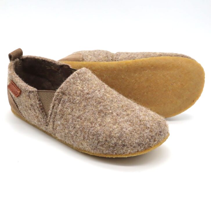 Develab Firststep Hausschuh Taupe