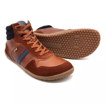 Develab BF Herren Mid Cut Sneaker WR Cognac