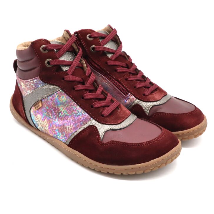 Develab BF Women Mid Cut Sneaker WR Burgundy