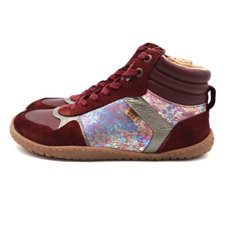 Develab BF Women Mid Cut Sneaker WR Burgundy