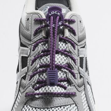 Lock Laces Original Flex Purple