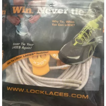 Lock Laces Original Flex Nathan Orange