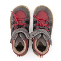 Develab BF Sneaker Lcs+Velcro Tex Burgundy 25