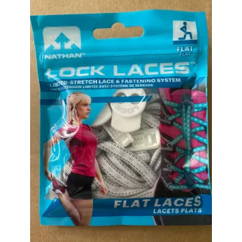 Lock Laces Original Flat White