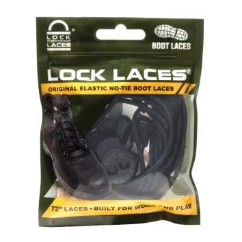 Lock Laces Original Boots Black