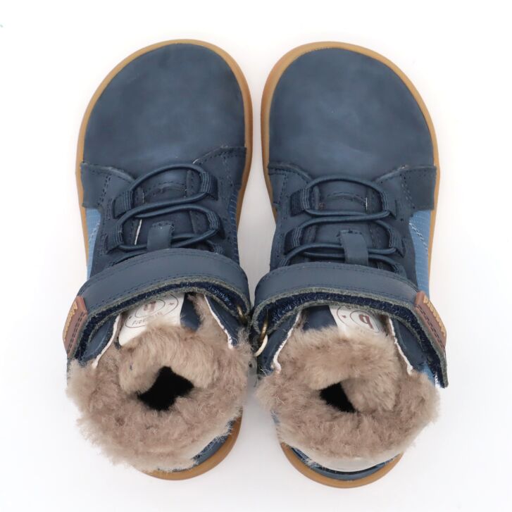bisgaard barefoot midcut RAFAEL LAMB navy