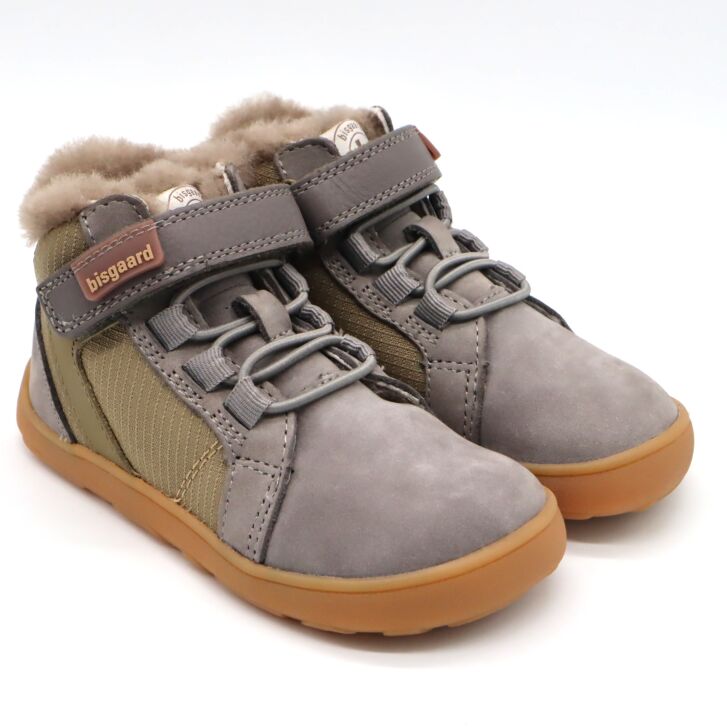 bisgaard barefoot midcut RAFAEL LAMB grey