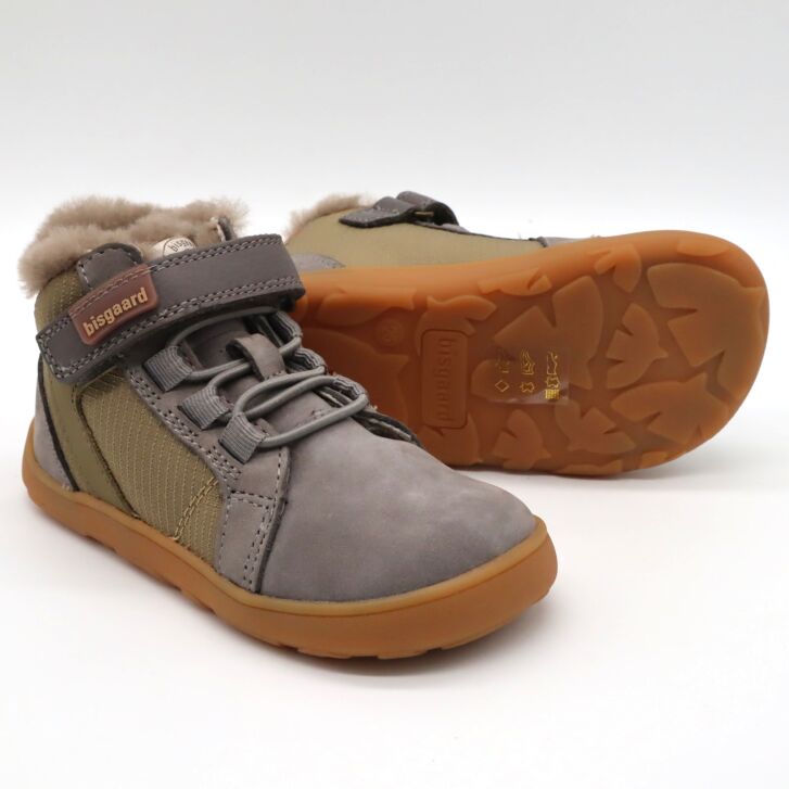 bisgaard barefoot midcut RAFAEL LAMB grey
