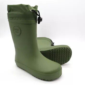 0904! Gummistiefel Rubber Boots Winter Oliv