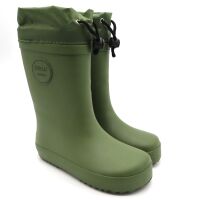 0904! Gummistiefel Rubber Boots Winter Oliv