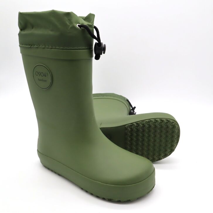 0904! Gummistiefel Rubber Boots Winter Oliv 30