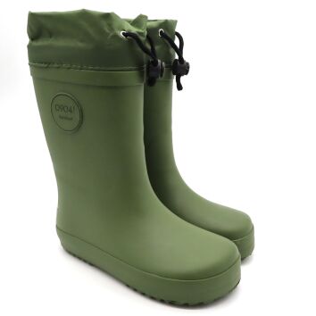 0904! Gummistiefel Rubber Boots Winter Oliv 30