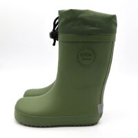 0904! Gummistiefel Rubber Boots Winter Oliv 30