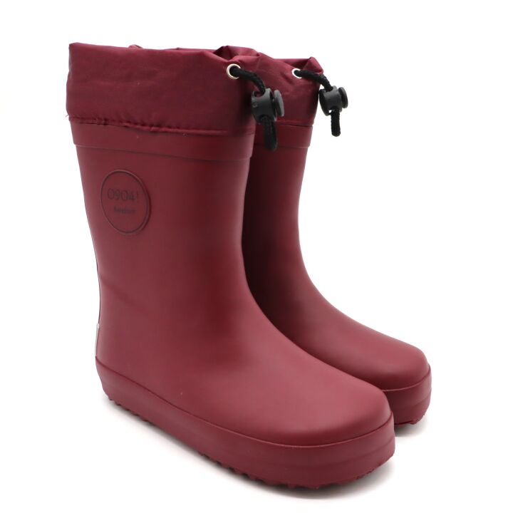 0904! Gummistiefel Rubber Boots Winter Bordeaux 26