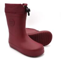 0904! Gummistiefel Rubber Boots Winter Bordeaux 26