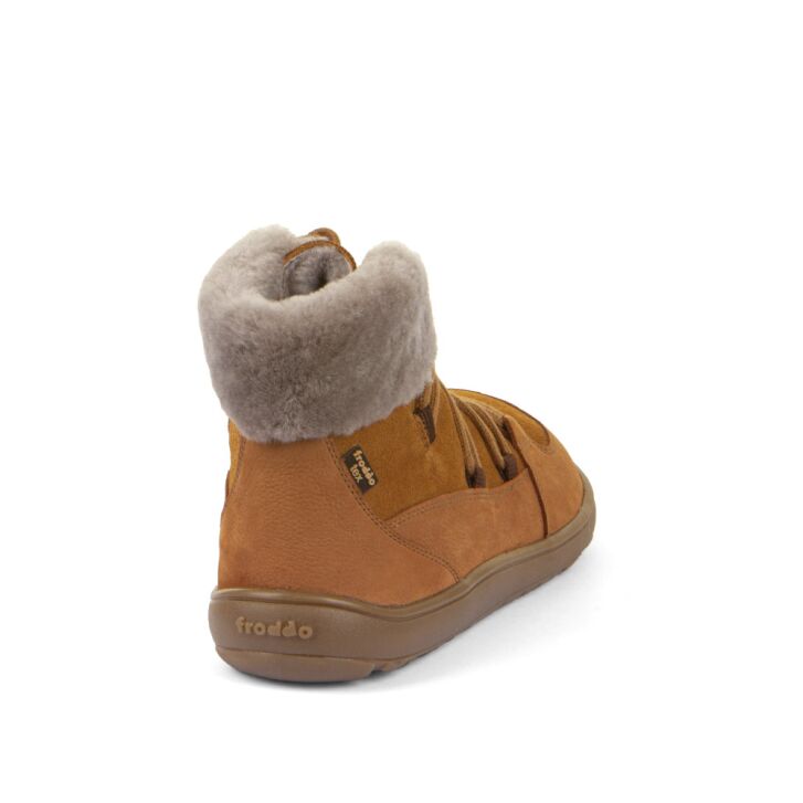 Froddo Barefoot UP FURRY W TEX Cognac 41