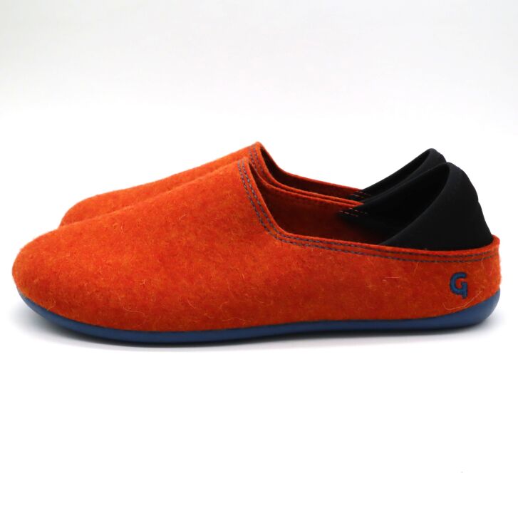 Gottstein Wool Slip-On orange petrol