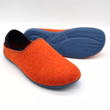 Gottstein Wool Slip-On orange petrol