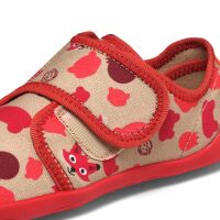 Affenzahn Hausschuh Baumwolle Movy Fuchs