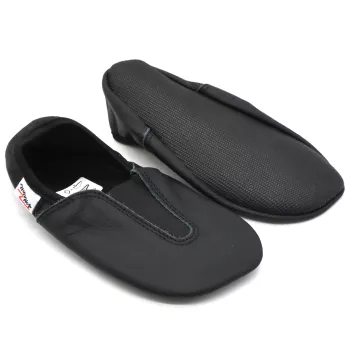 Oma King Gymnastic Barefoot Slipper WIDE Black