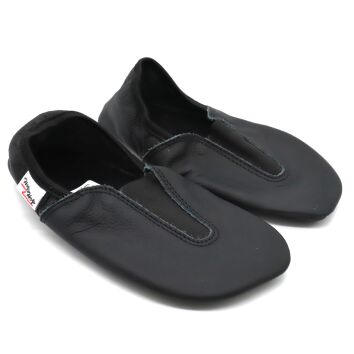 Oma King Gymnastic Barefoot Slipper WIDE Black 38
