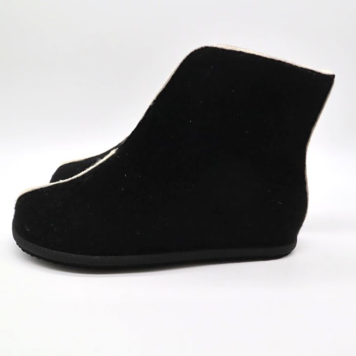 Oma King Barefoot Slipper Indoor Lambswool Black 39