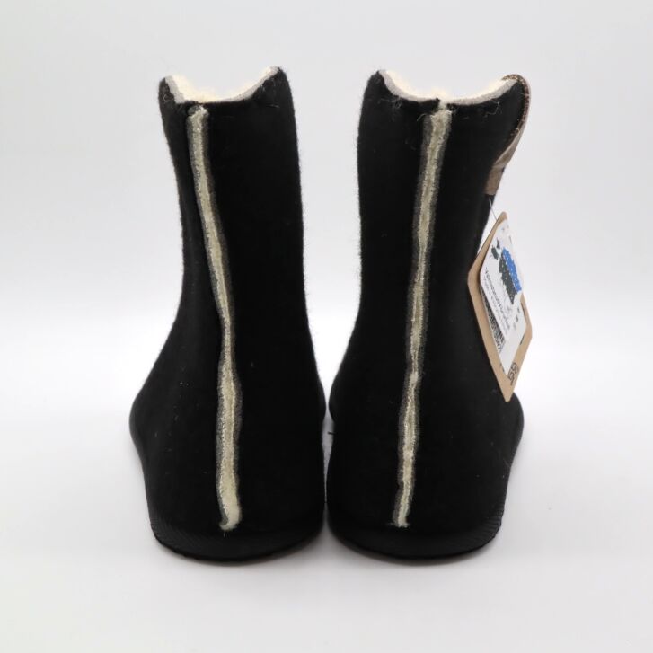 Oma King Barefoot Slipper Indoor Lambswool Black 39