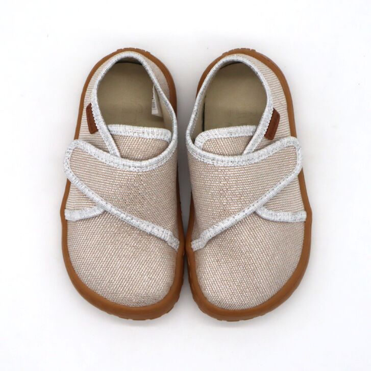 Froddo Barefoot Slippers CANVAS Gold Shine