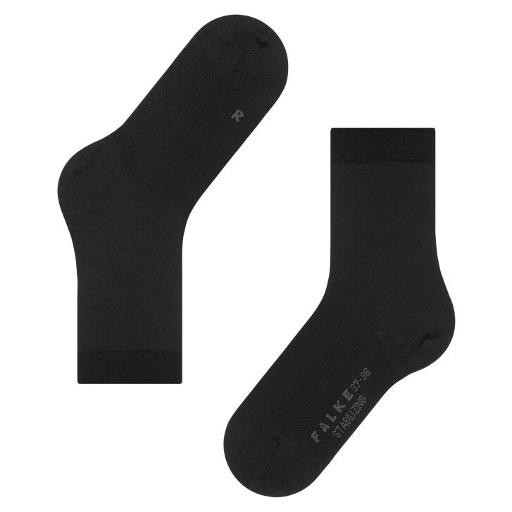 FALKE Stabilizing Wool Everyday Damen Socken Black