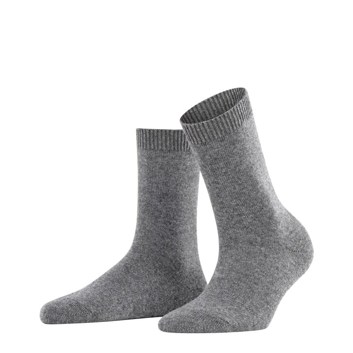 FALKE Cosy Wool Damen Socken Light Greymel