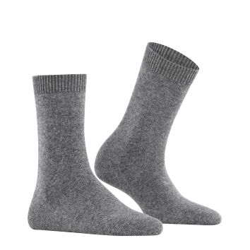 FALKE Cosy Wool Damen Socken Light Greymel