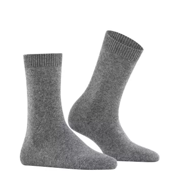 FALKE Cosy Wool Damen Socken Light Greymel