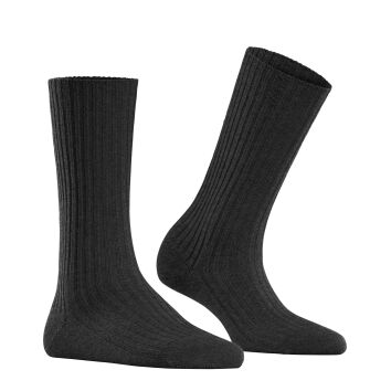 FALKE Cosy Wool Boot Damen Bootsocken Anthrazit