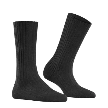 FALKE Cosy Wool Boot Damen Bootsocken Anthrazit