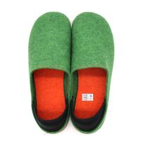 Gottstein Wool Slip-On Green Orange