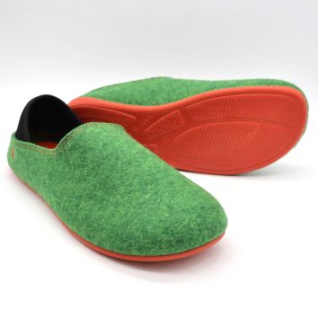 Gottstein Wool Slip-On Green Orange 43