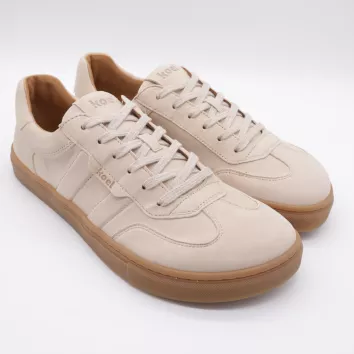 KOEL Barfuß Sneaker HUGH SUEDE Beige 46