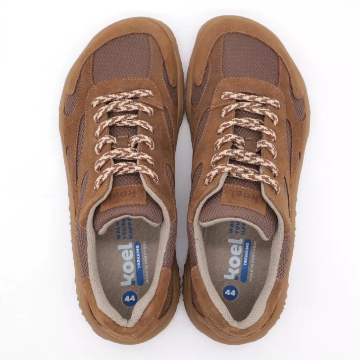 KOEL Barfuß Sneaker RALPH Cognac