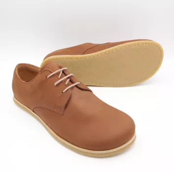 KOEL Barfuß Business Schuhe TIM LEATHER Chocolate