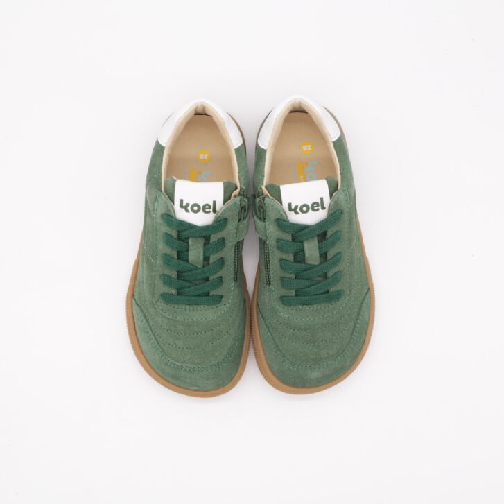 KOEL Barfuß Sneaker DUSTIN SUEDE Khaki 35