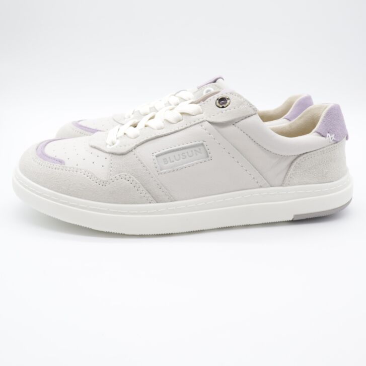 Blusun Damen Sneaker BLSN-600W+ Off White Lilac 40