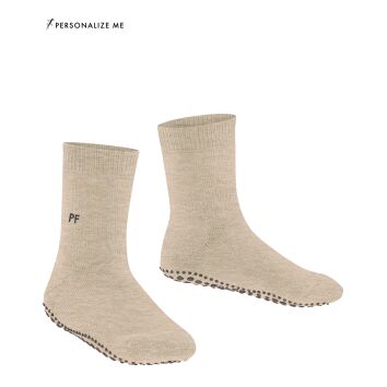 FALKE Catspads Kinder Haussocken Sand mel.