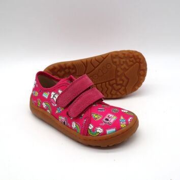 Froddo Hausschuh Canvas Fuxia+