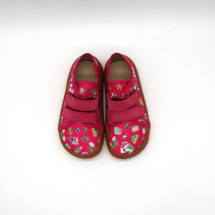 Froddo Hausschuh Canvas Fuxia+ 26