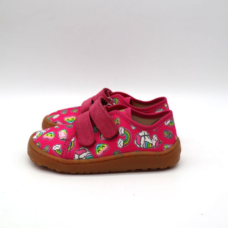 Froddo Hausschuh Canvas Fuxia+ 26