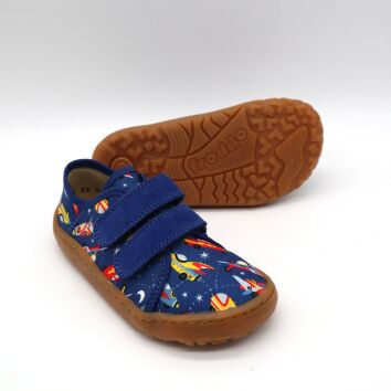 Froddo Hausschuh Canvas Blue Electric