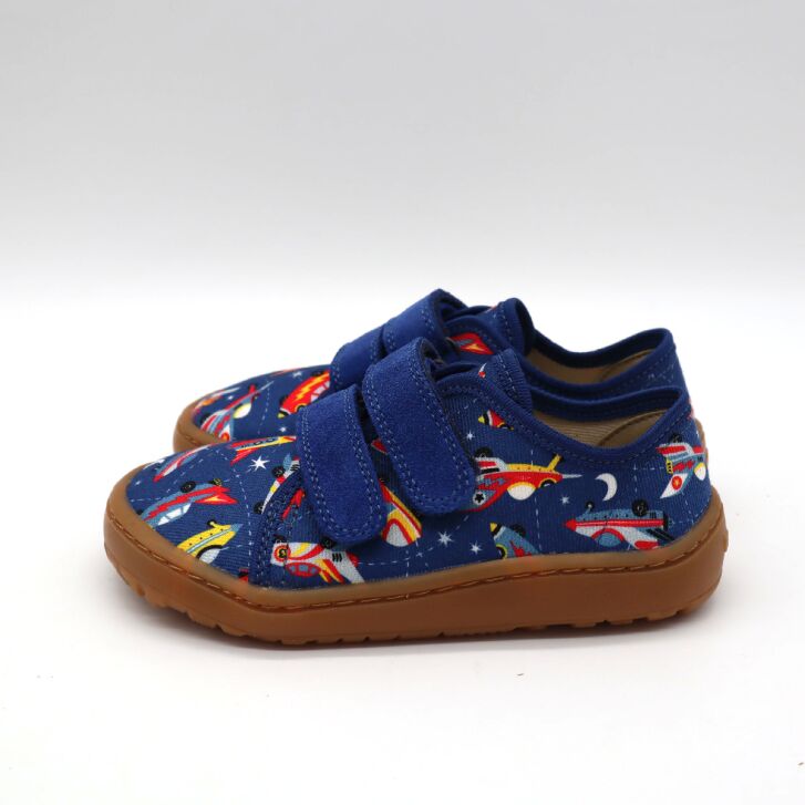 Froddo Hausschuh Canvas Blue Electric 22