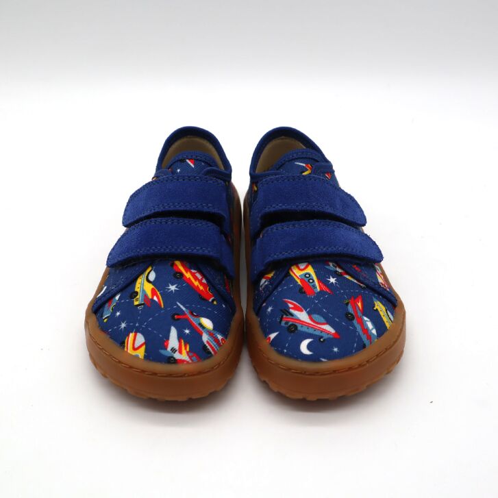 Froddo Hausschuh Canvas Blue Electric 29