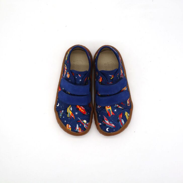 Froddo Hausschuh Canvas Blue Electric 29